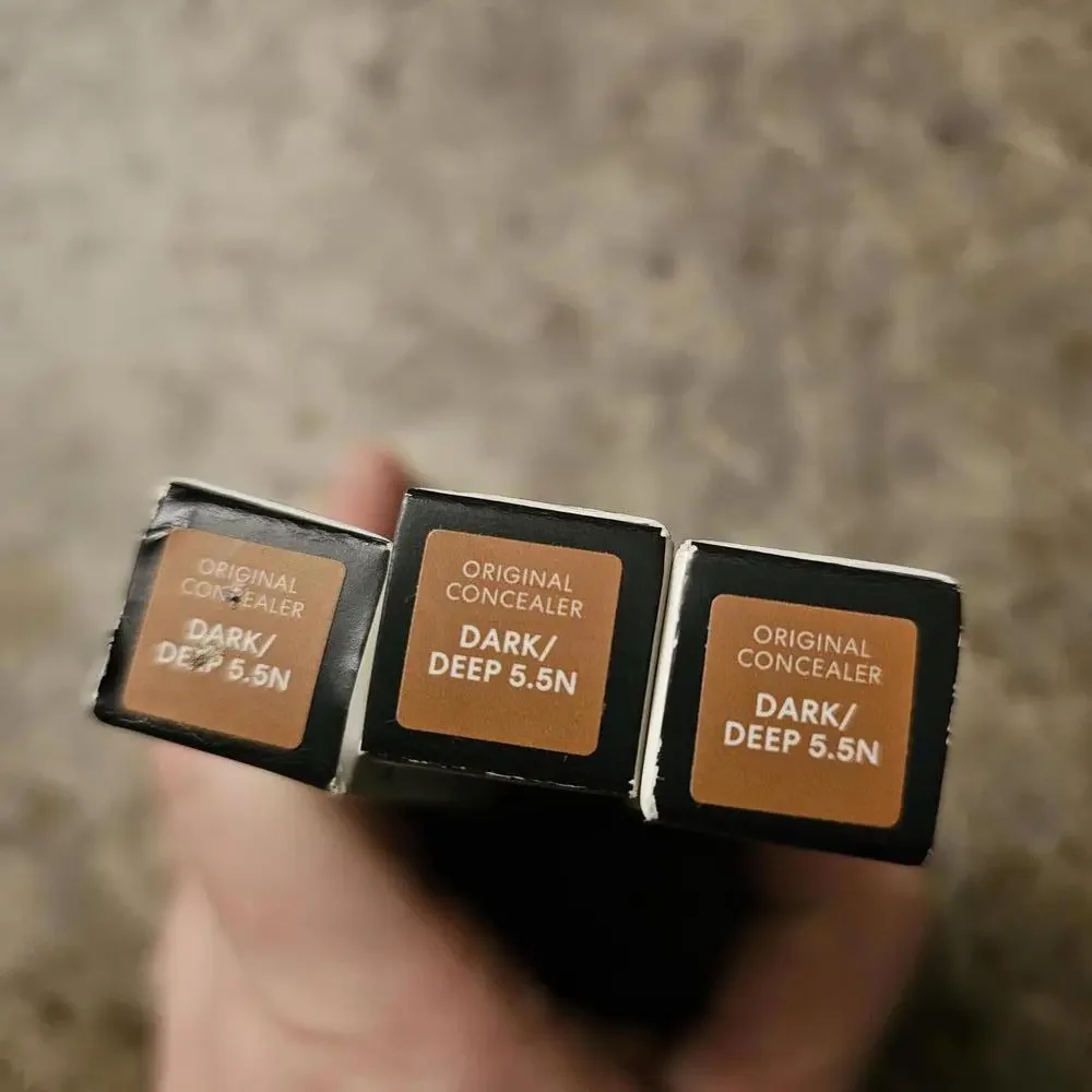 Set of 3 bareMinerals Original Liquid Mineral Concealer‎ - Dark/Deep 5.5N